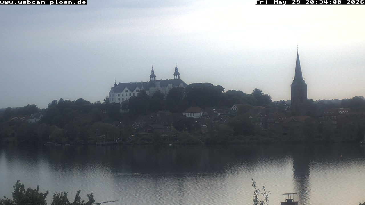 Archiv Foto Webcam Großer Plöner See - Schloss Plön