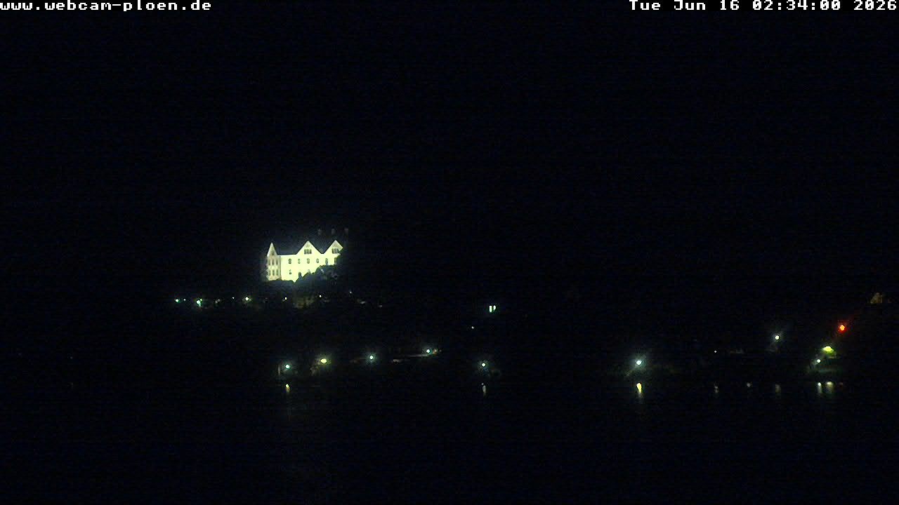 Archiv Foto Webcam Großer Plöner See - Schloss Plön