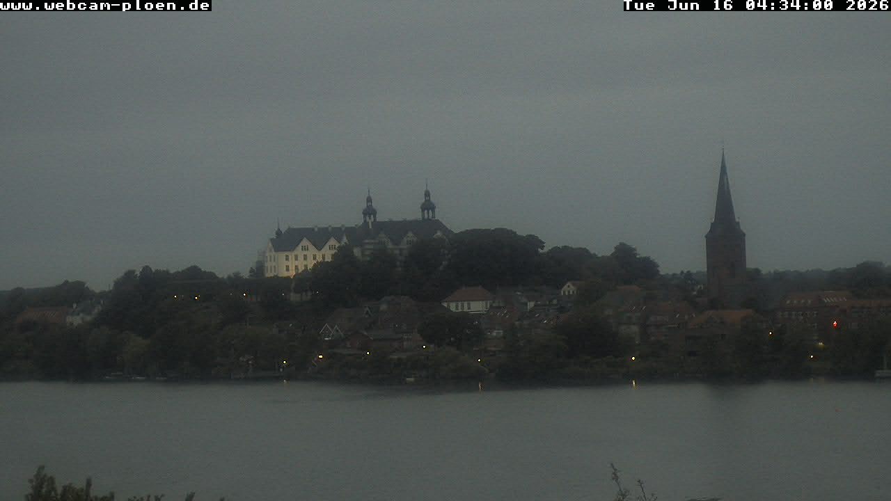 Archiv Foto Webcam Großer Plöner See - Schloss Plön