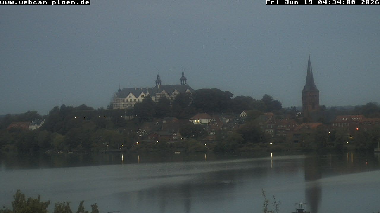 Archiv Foto Webcam Großer Plöner See - Schloss Plön