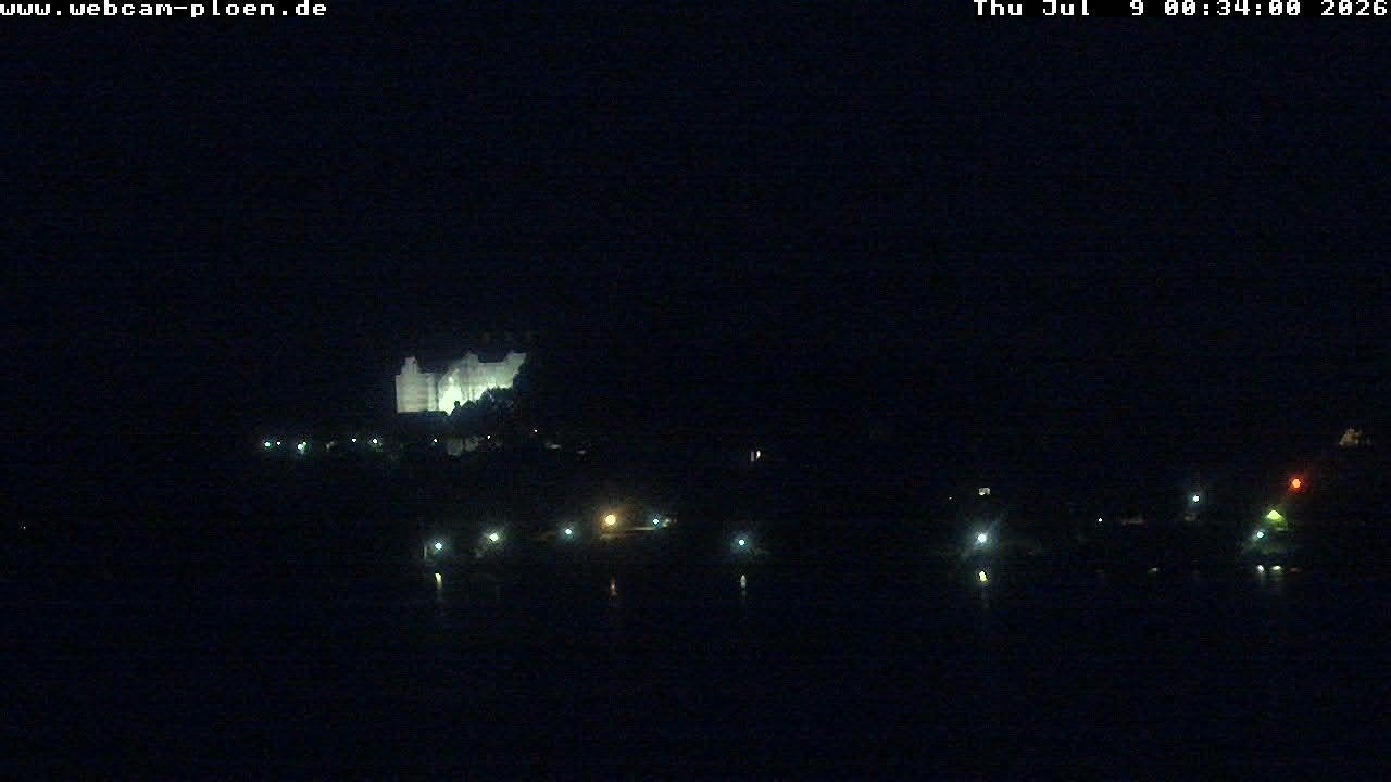 Archiv Foto Webcam Großer Plöner See - Schloss Plön