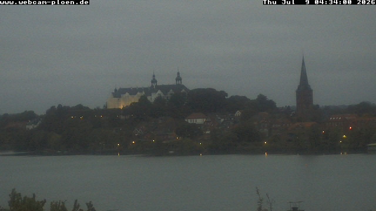 Archiv Foto Webcam Großer Plöner See - Schloss Plön
