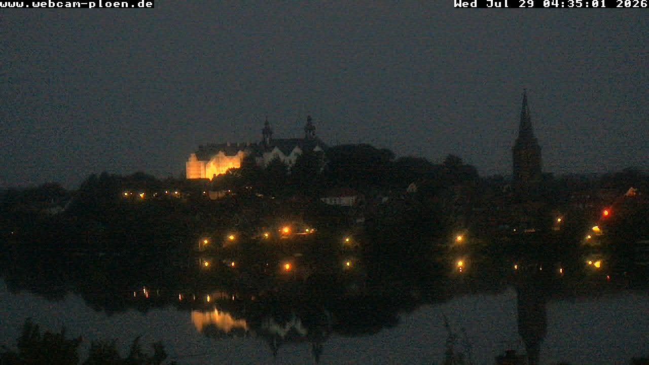 Archiv Foto Webcam Großer Plöner See - Schloss Plön