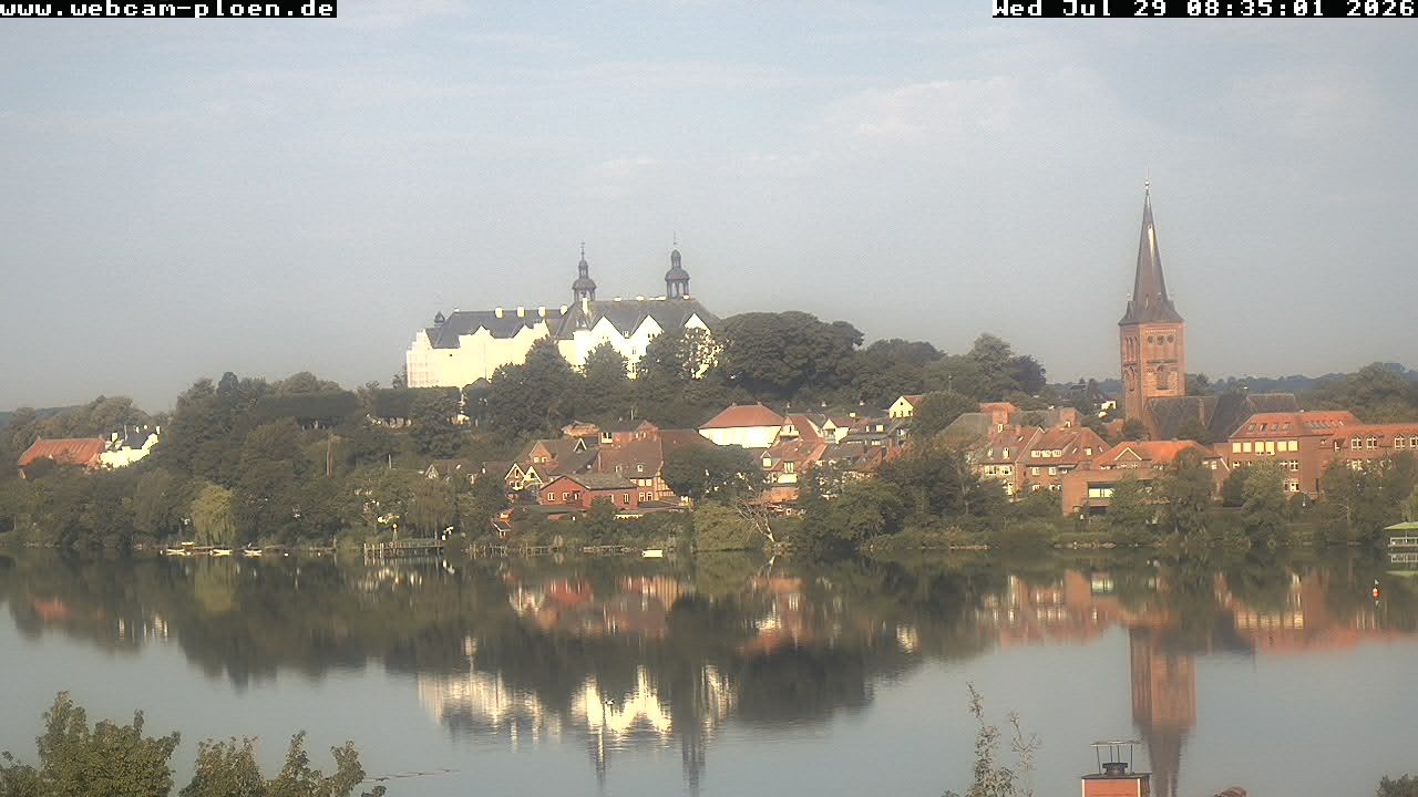 Archiv Foto Webcam Großer Plöner See - Schloss Plön