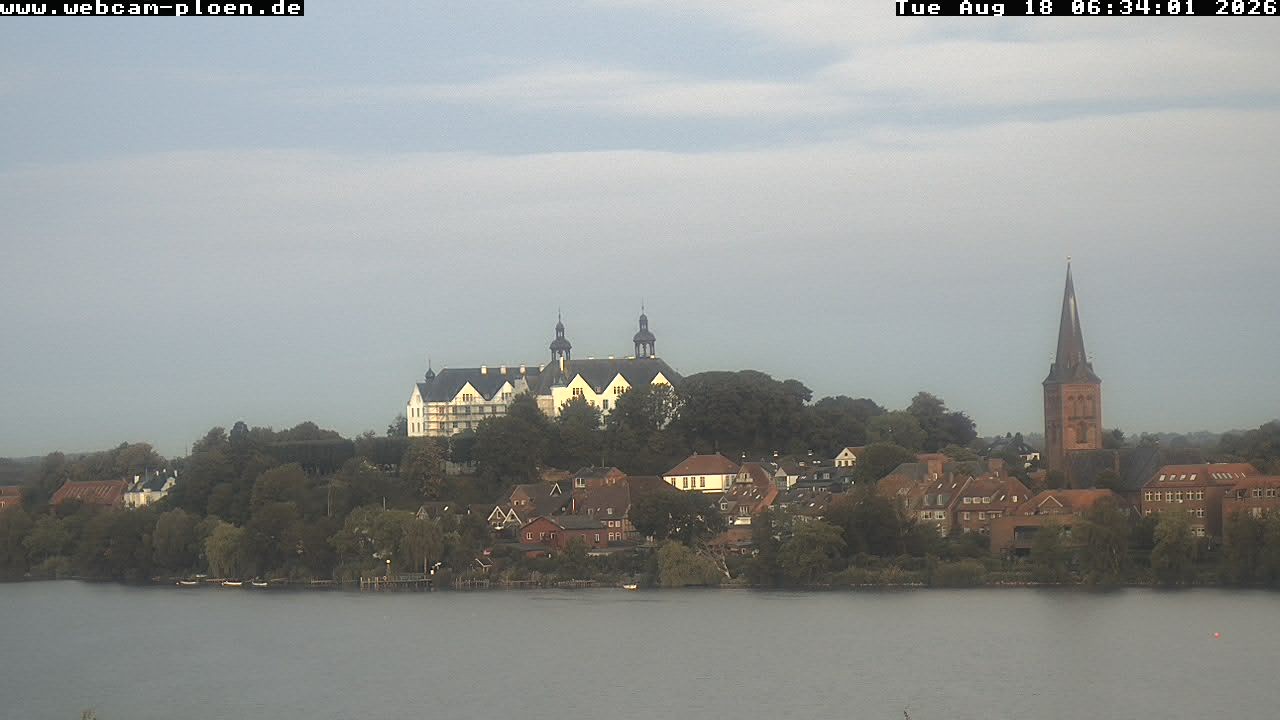 Archiv Foto Webcam Großer Plöner See - Schloss Plön