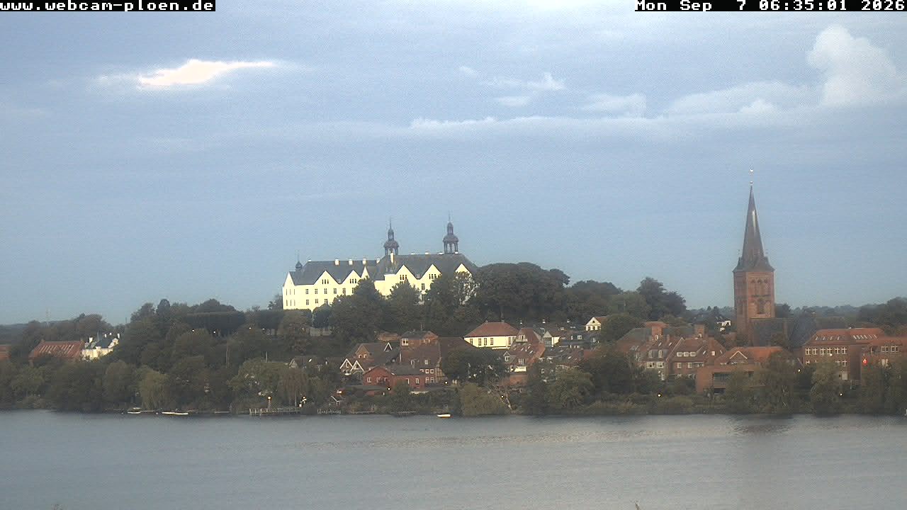 Archiv Foto Webcam Großer Plöner See - Schloss Plön