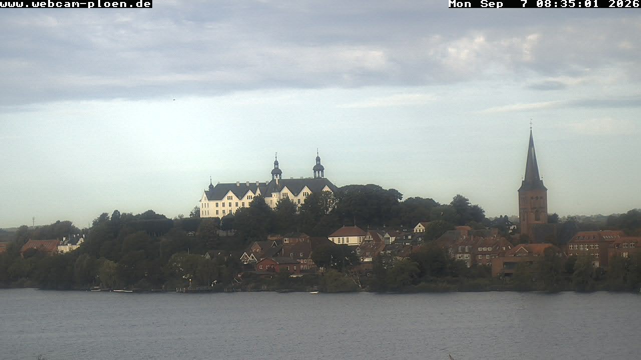 Archiv Foto Webcam Großer Plöner See - Schloss Plön