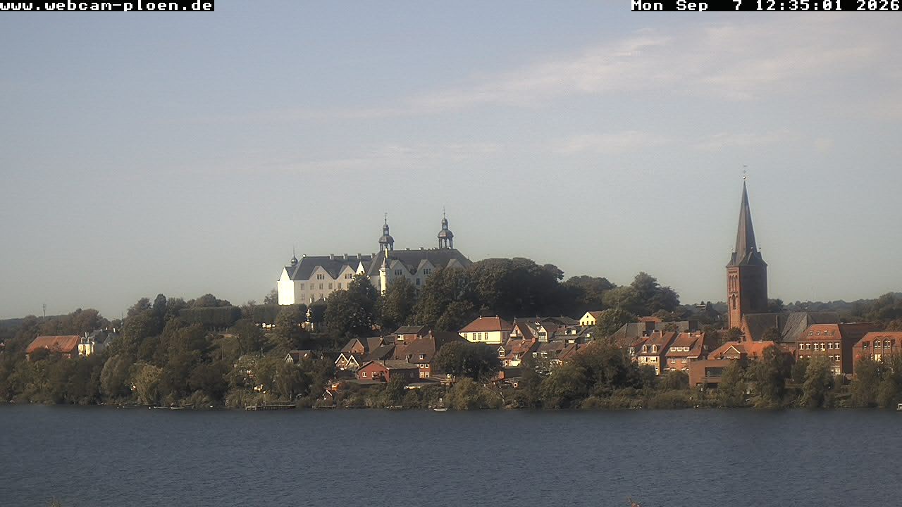 Archiv Foto Webcam Großer Plöner See - Schloss Plön