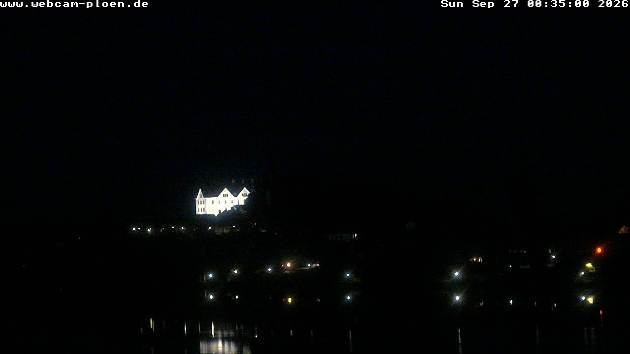 Archiv Foto Webcam Großer Plöner See - Schloss Plön