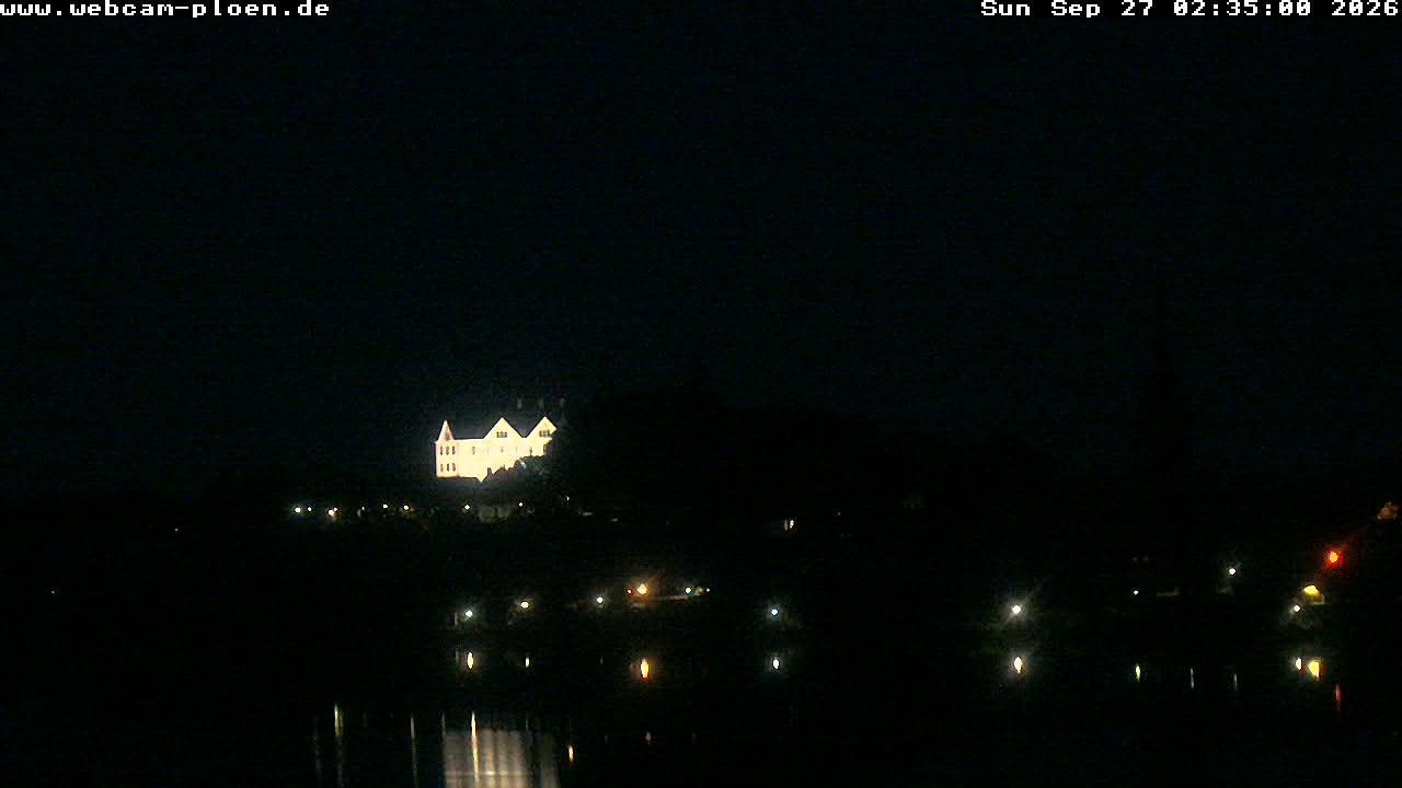 Archiv Foto Webcam Großer Plöner See - Schloss Plön