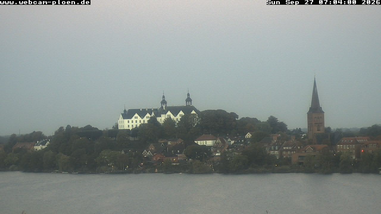 Archiv Foto Webcam Großer Plöner See - Schloss Plön