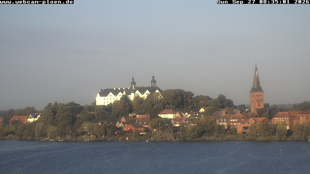Archiv Foto Webcam Großer Plöner See - Schloss Plön