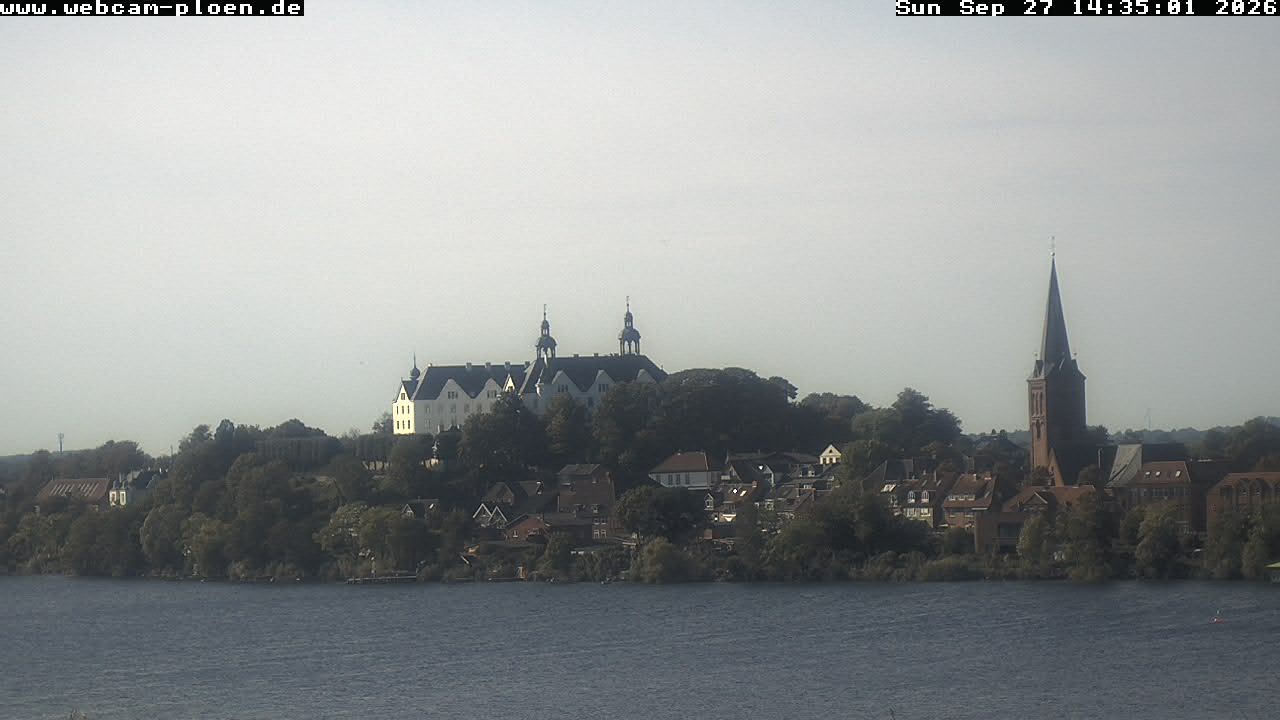 Archiv Foto Webcam Großer Plöner See - Schloss Plön