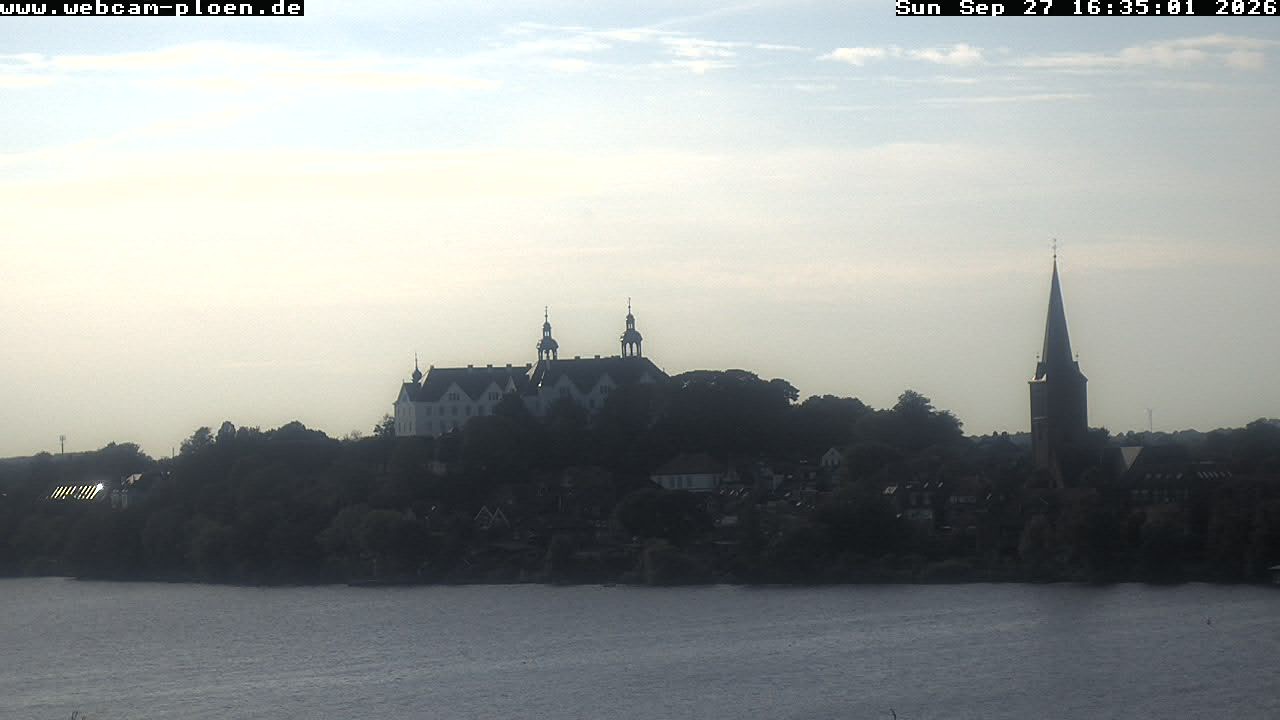 Archiv Foto Webcam Großer Plöner See - Schloss Plön