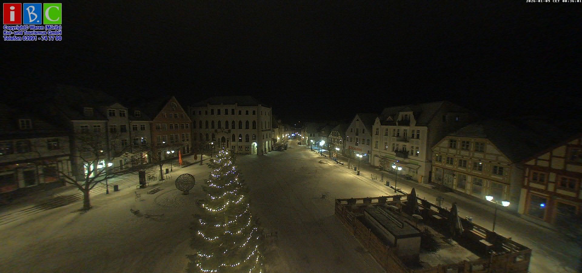 Archiv Foto Webcam Neuer Markt in Waren an der Müritz
