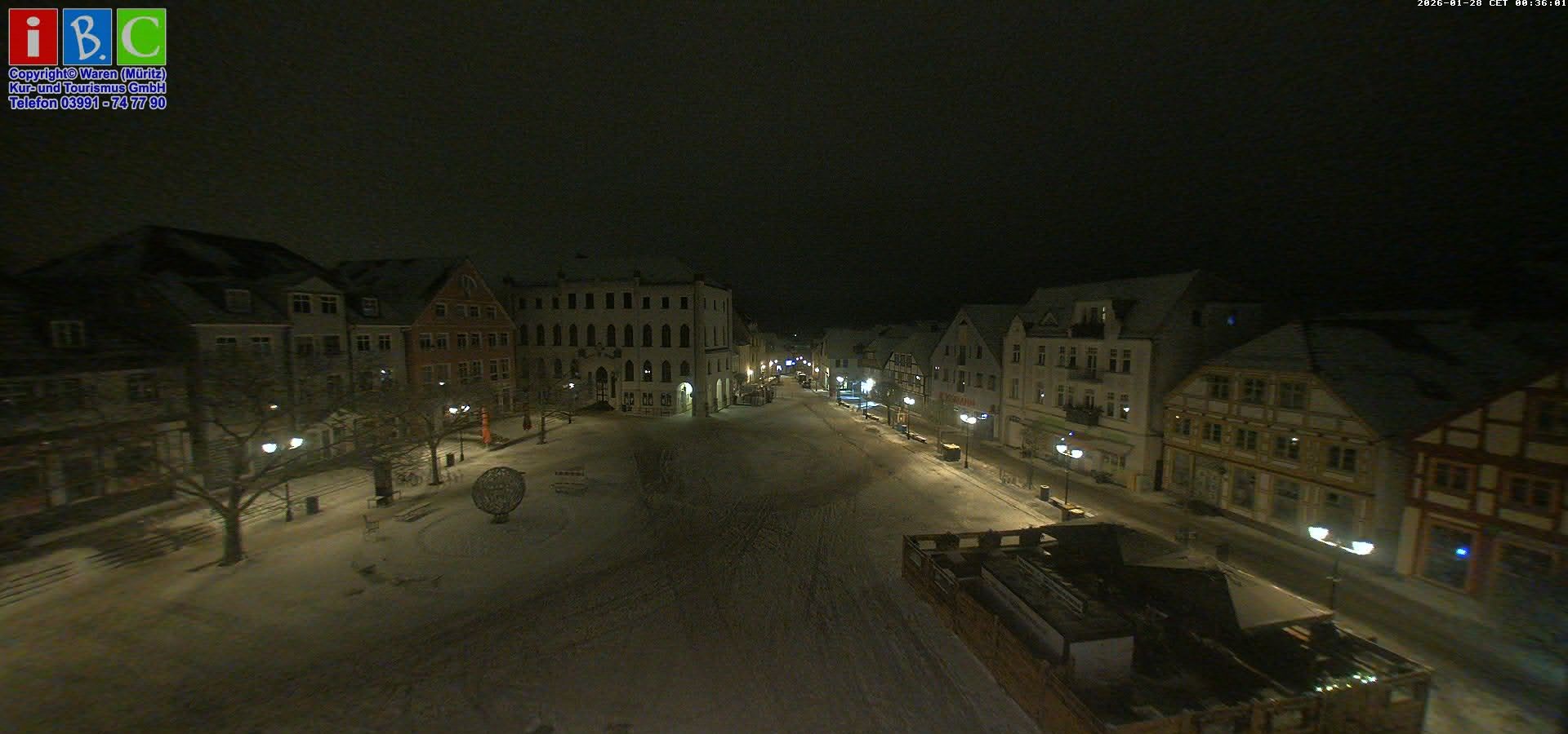 Archiv Foto Webcam Neuer Markt in Waren an der Müritz