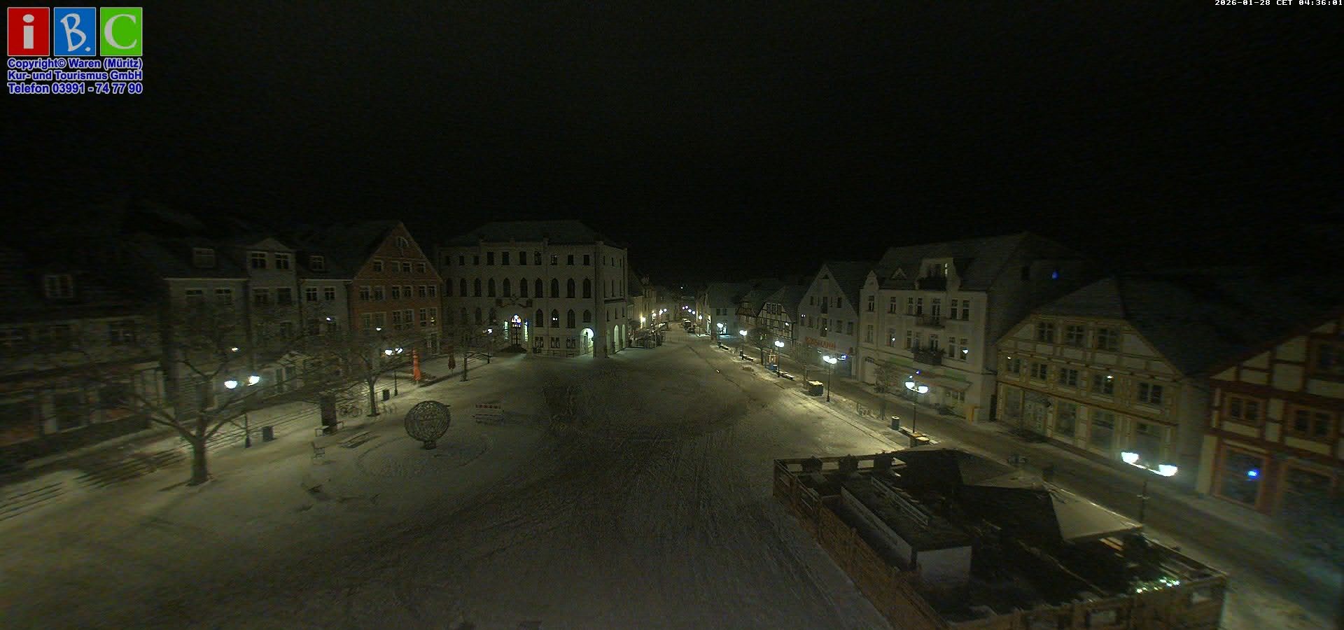 Archiv Foto Webcam Neuer Markt in Waren an der Müritz