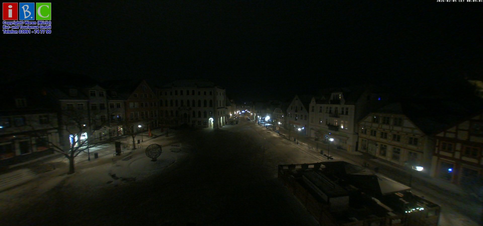 Archiv Foto Webcam Neuer Markt in Waren an der Müritz