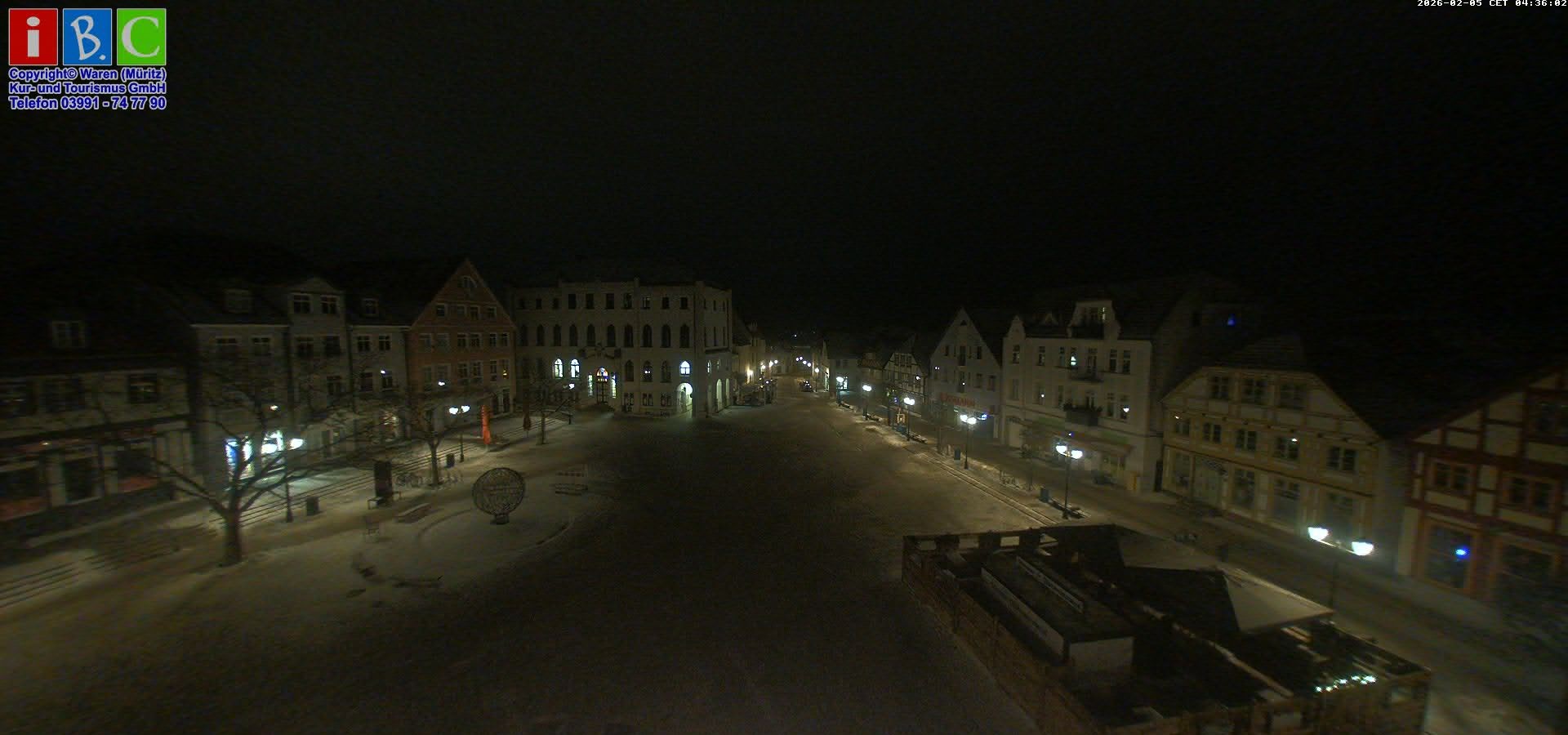 Archiv Foto Webcam Neuer Markt in Waren an der Müritz