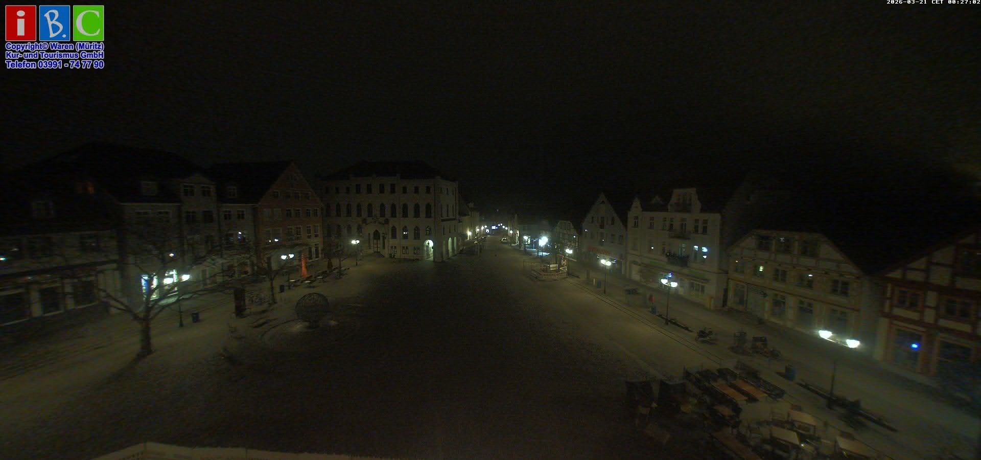 Archiv Foto Webcam Neuer Markt in Waren an der Müritz