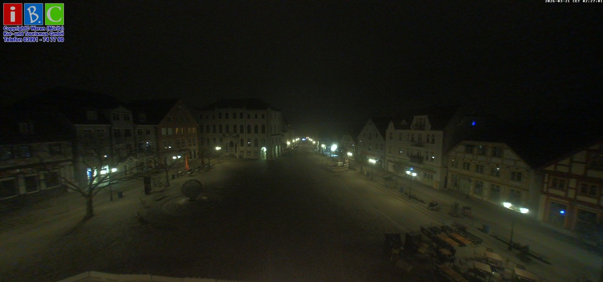 Archiv Foto Webcam Neuer Markt in Waren an der Müritz