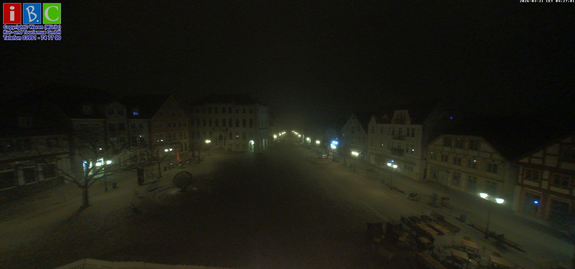 Archiv Foto Webcam Neuer Markt in Waren an der Müritz