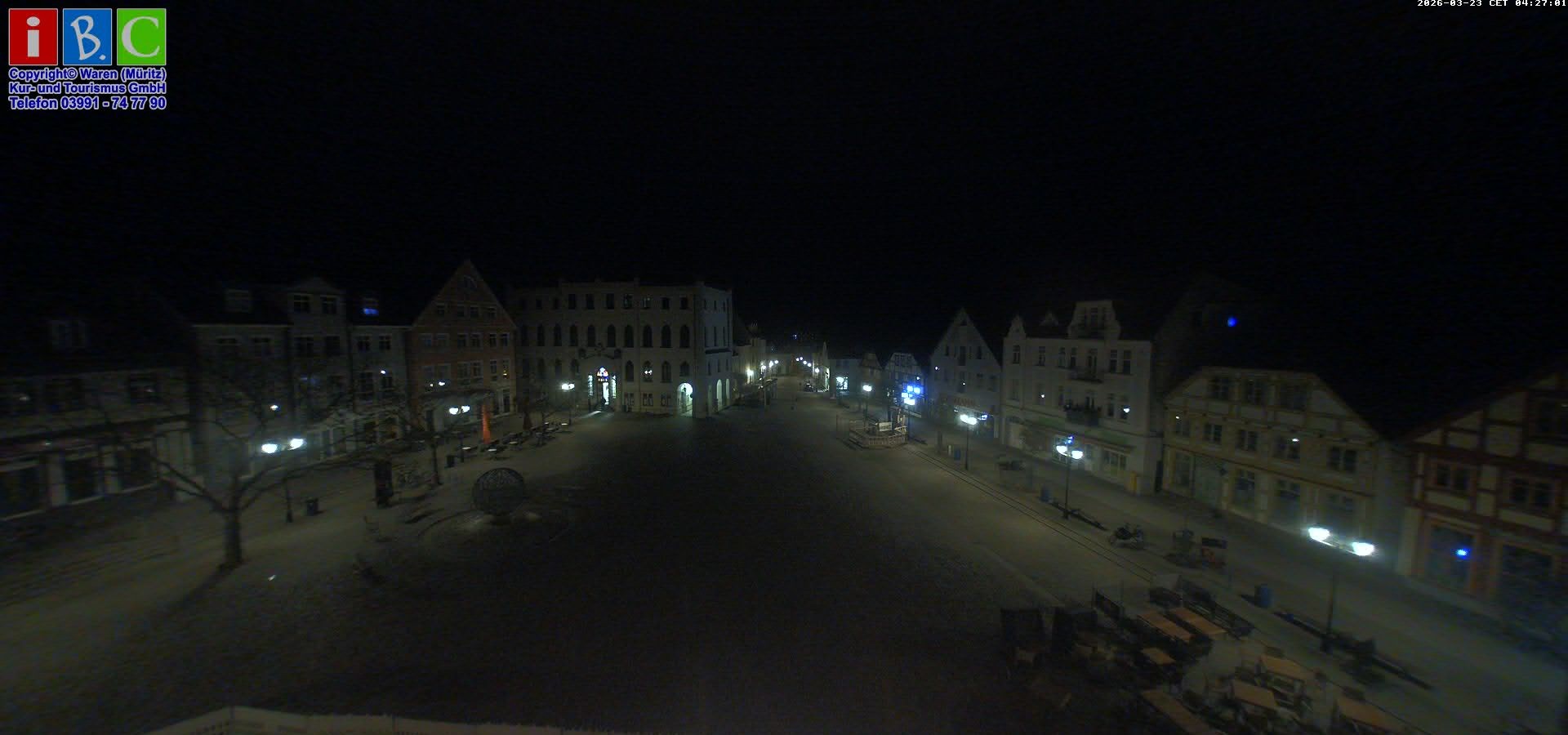 Archiv Foto Webcam Neuer Markt in Waren an der Müritz