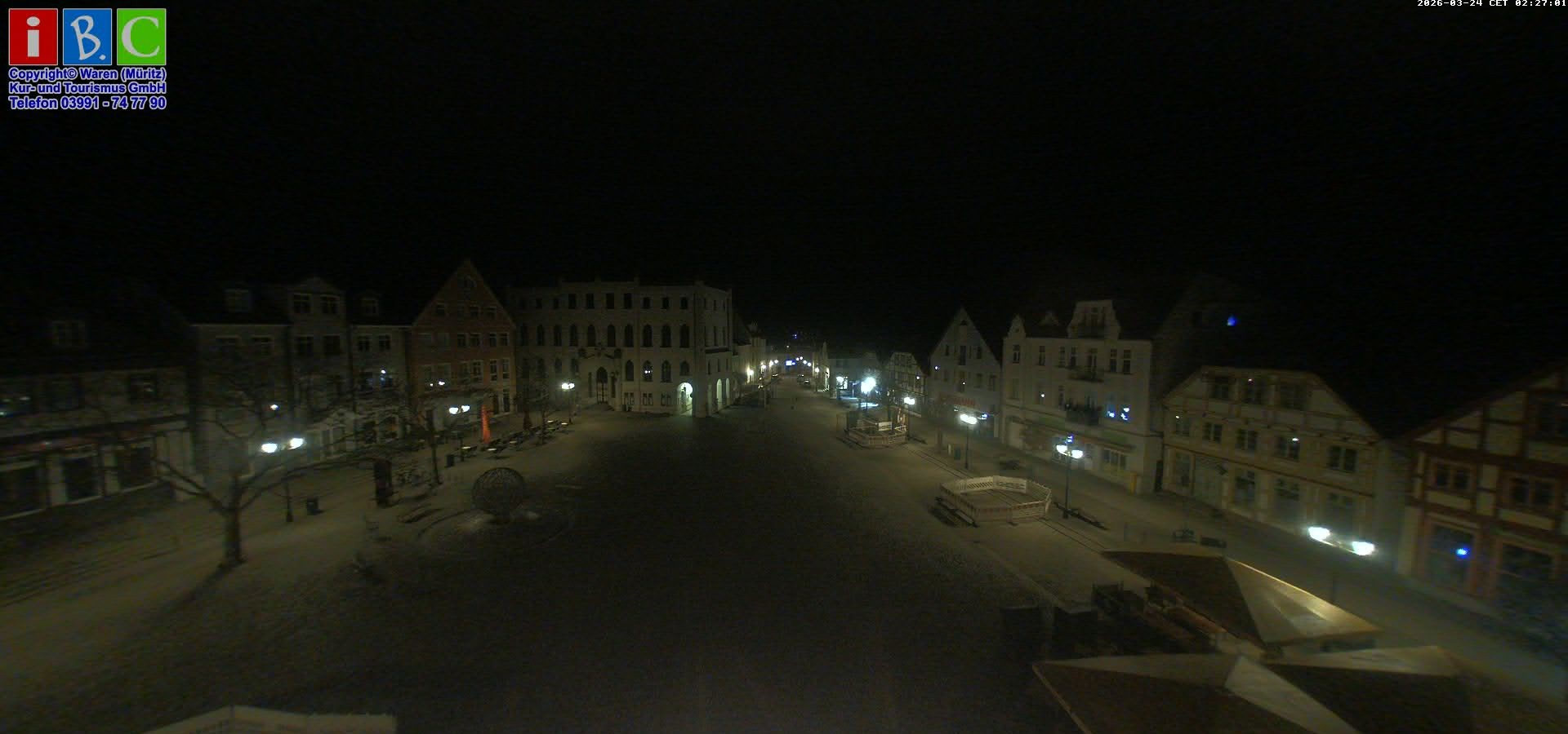 Archiv Foto Webcam Neuer Markt in Waren an der Müritz