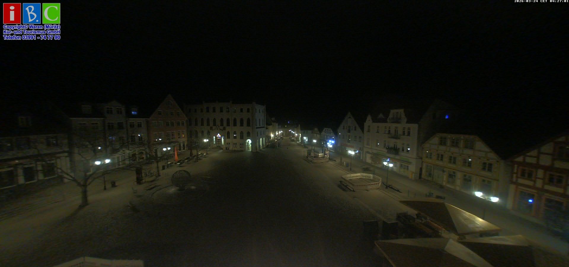 Archiv Foto Webcam Neuer Markt in Waren an der Müritz