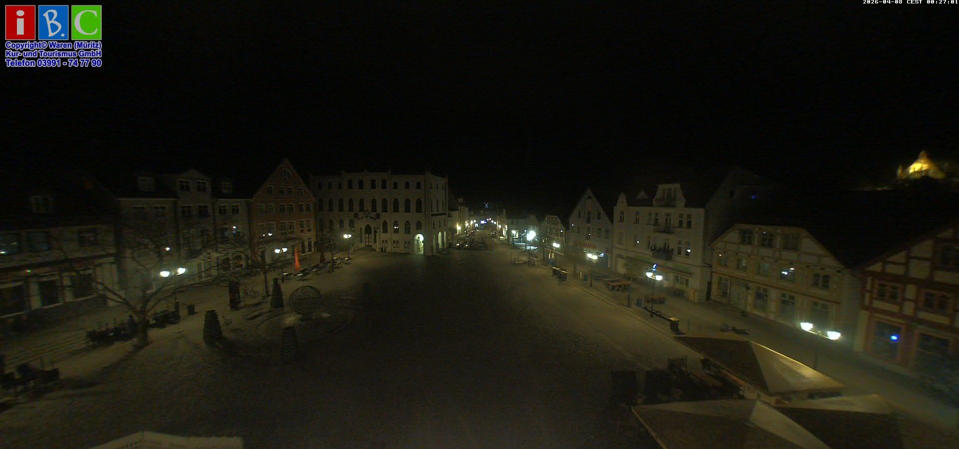 Archiv Foto Webcam Neuer Markt in Waren an der Müritz