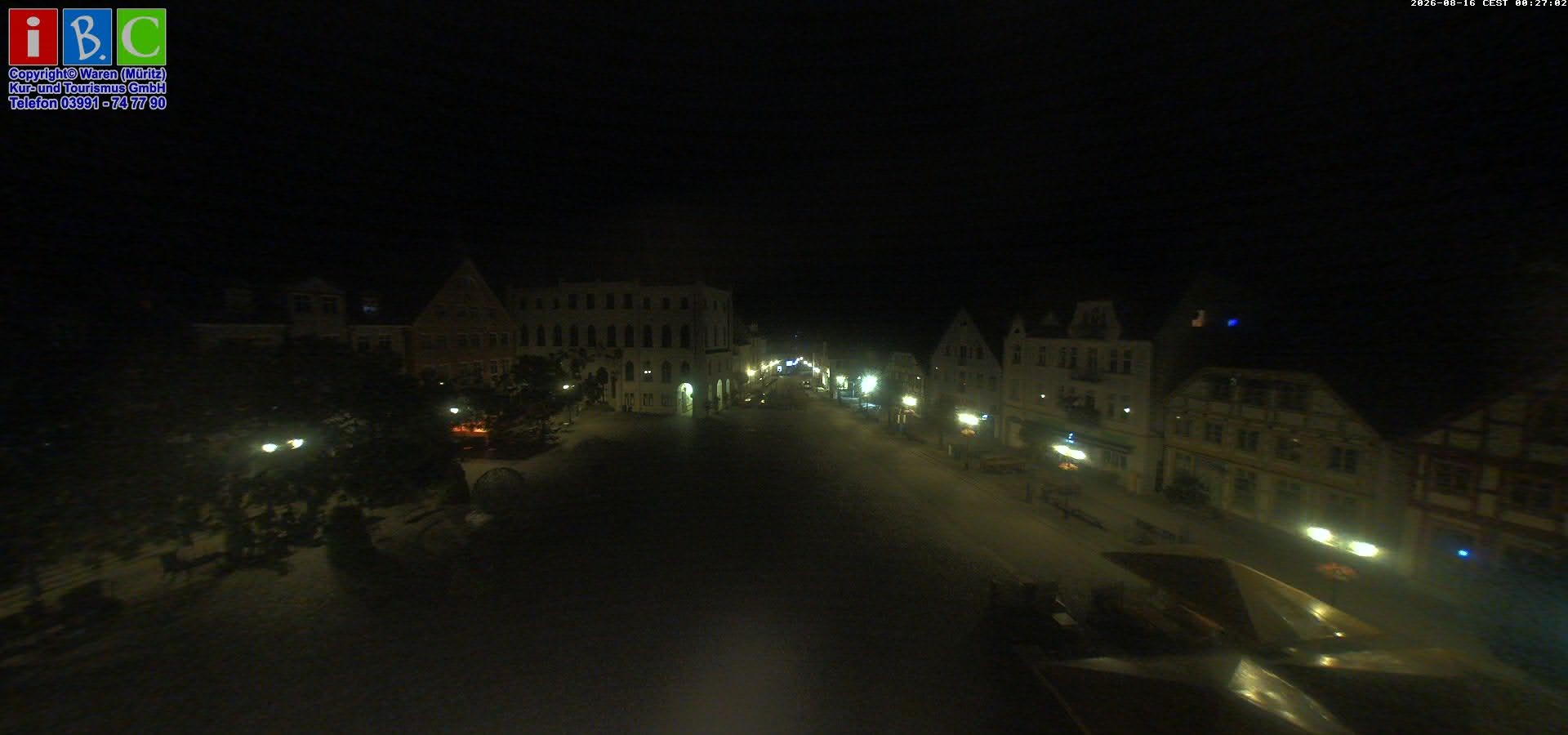 Archiv Foto Webcam Neuer Markt in Waren an der Müritz