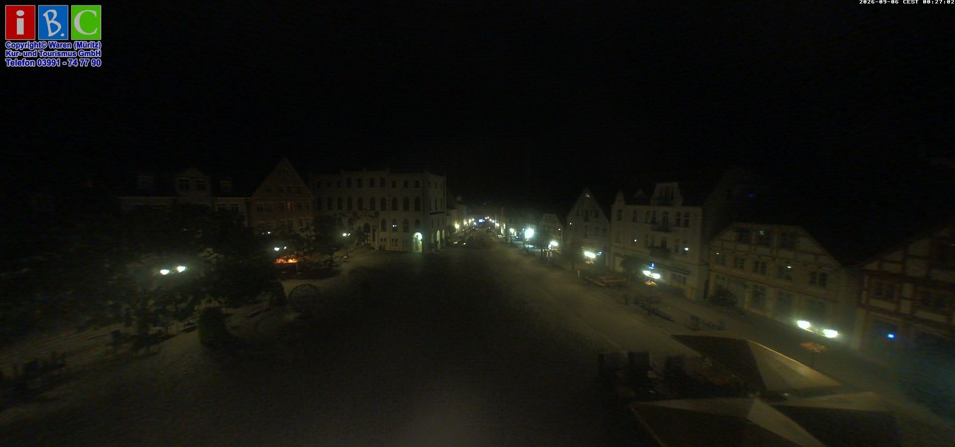 Archiv Foto Webcam Neuer Markt in Waren an der Müritz