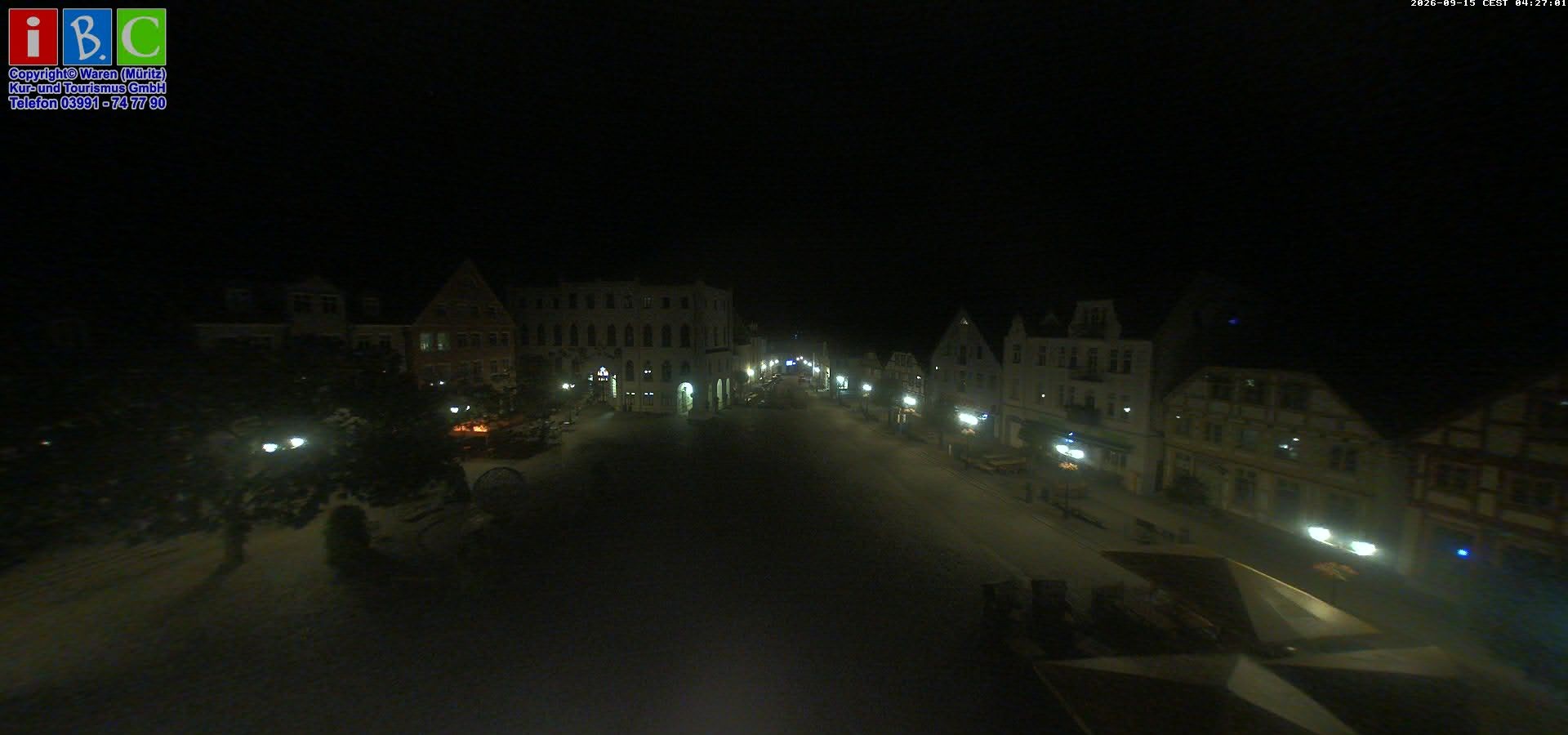 Archiv Foto Webcam Neuer Markt in Waren an der Müritz