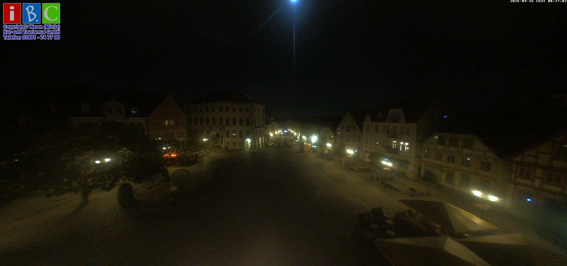 Archived image Webcam Waren (Müritz) - Market place