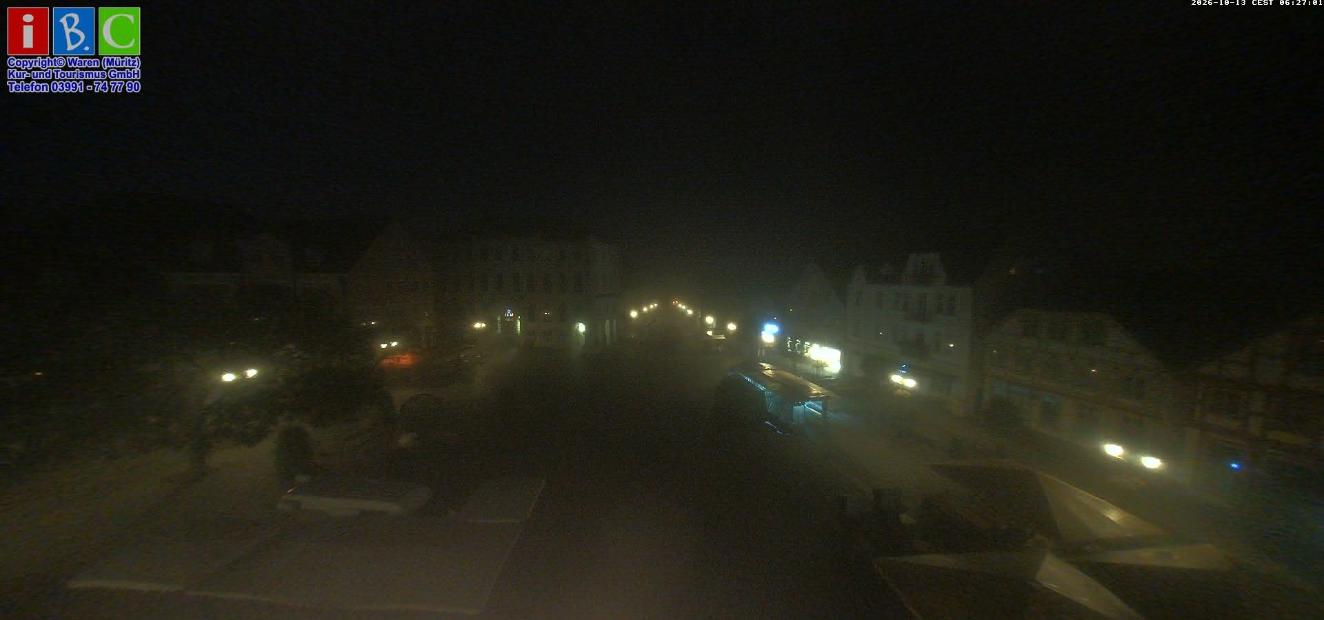 Archiv Foto Webcam Neuer Markt in Waren an der Müritz