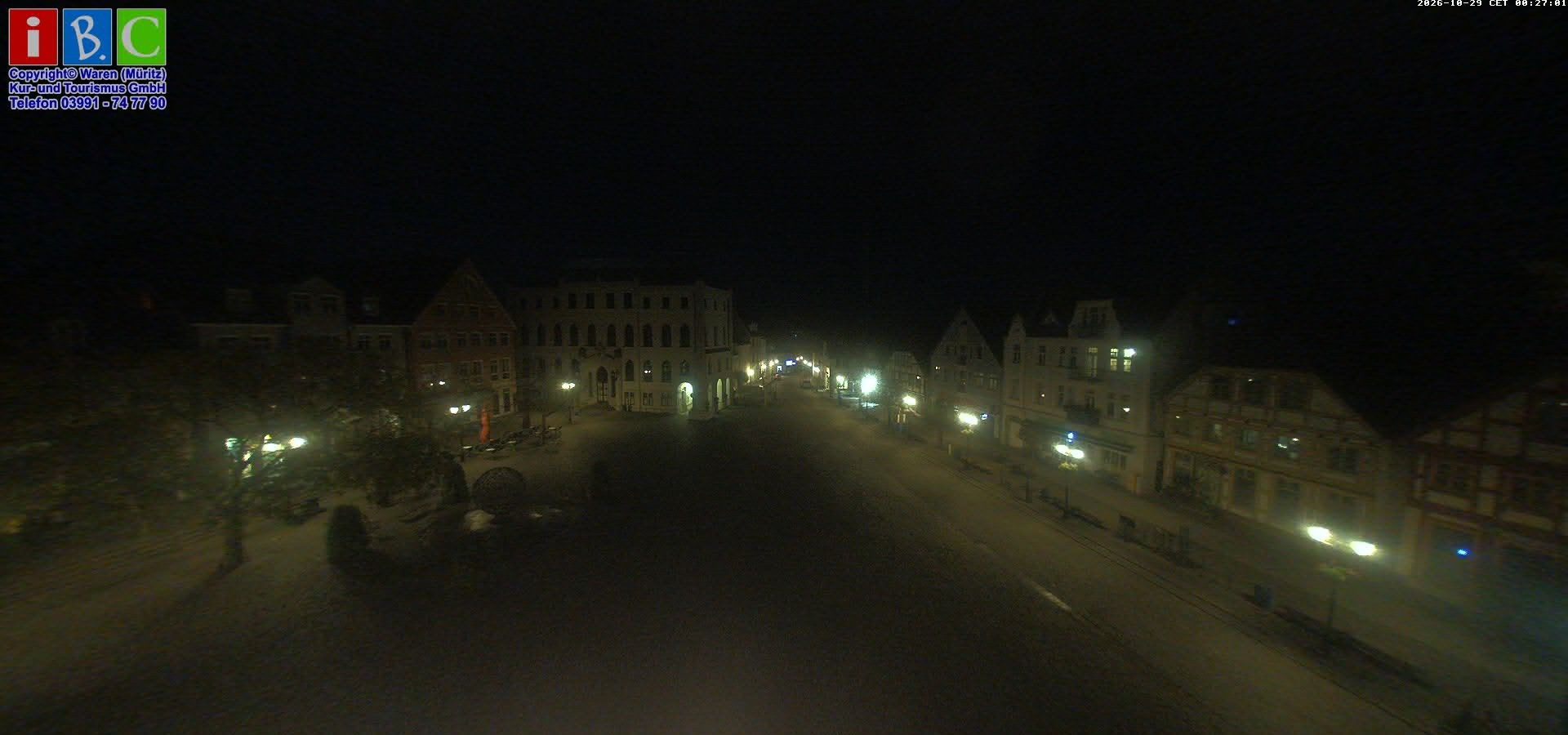 Archiv Foto Webcam Neuer Markt in Waren an der Müritz