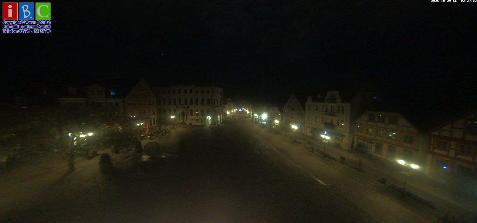 Archiv Foto Webcam Neuer Markt in Waren an der Müritz