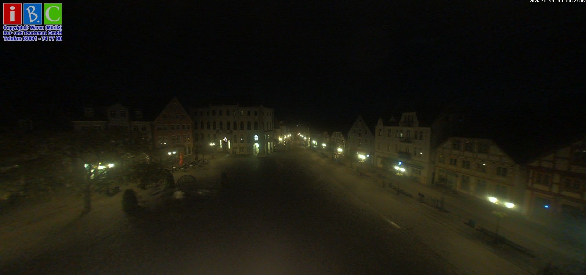 Archiv Foto Webcam Neuer Markt in Waren an der Müritz