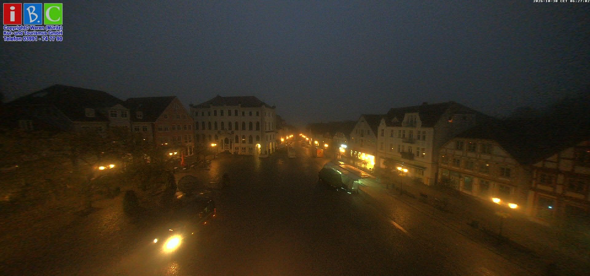 Archiv Foto Webcam Neuer Markt in Waren an der Müritz