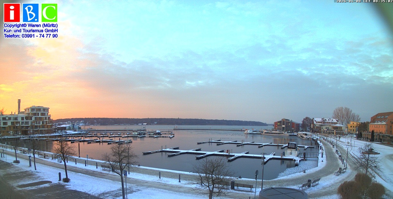 Archiv Foto Webcam Yachthafen Waren an der Müritz