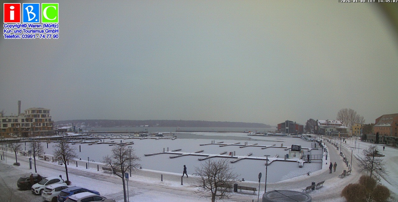 Archiv Foto Webcam Yachthafen Waren an der Müritz