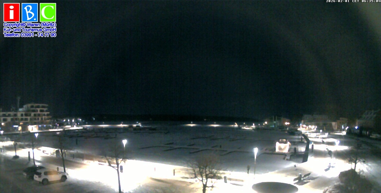 Archiv Foto Webcam Yachthafen Waren an der Müritz