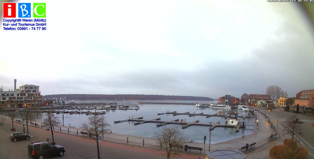 Archiv Foto Webcam Yachthafen Waren an der Müritz