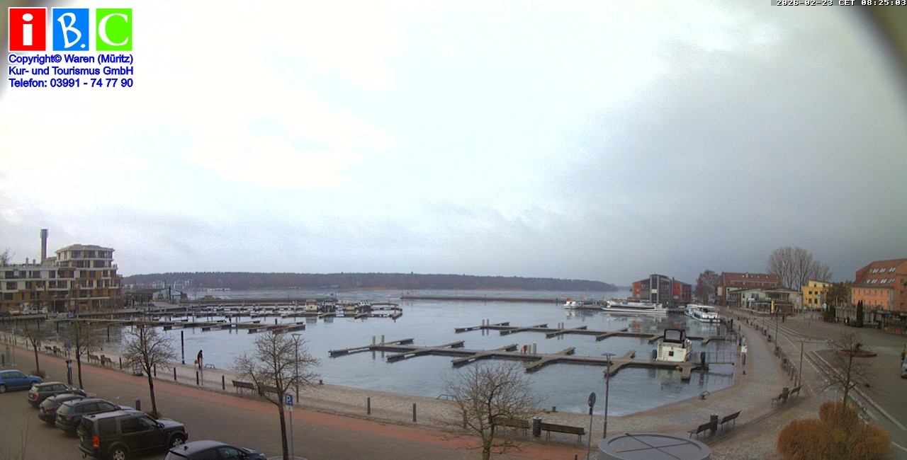 Archiv Foto Webcam Yachthafen Waren an der Müritz