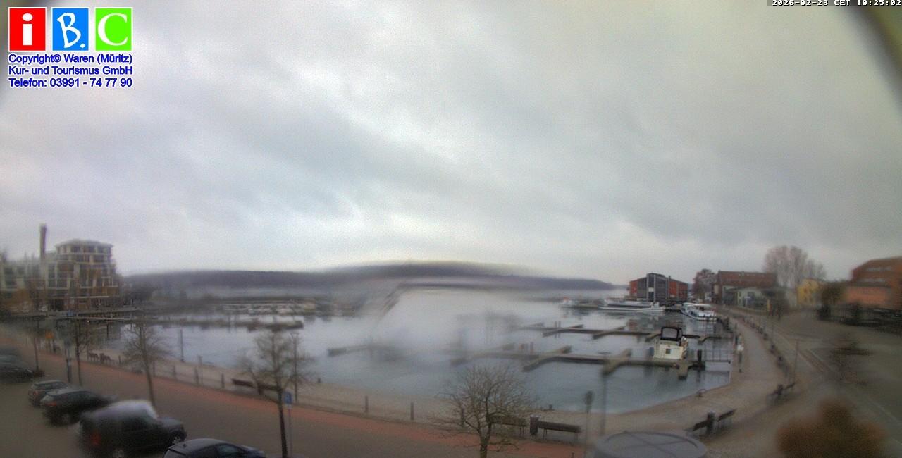 Archiv Foto Webcam Yachthafen Waren an der Müritz
