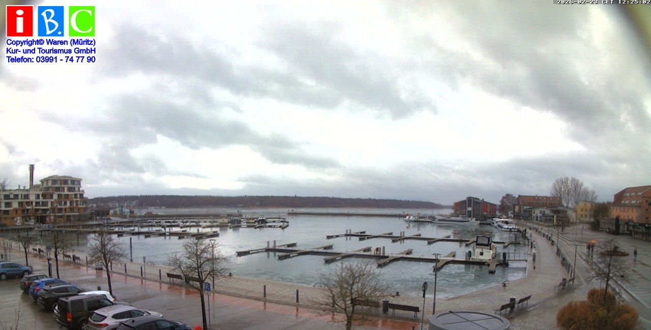 Archiv Foto Webcam Yachthafen Waren an der Müritz