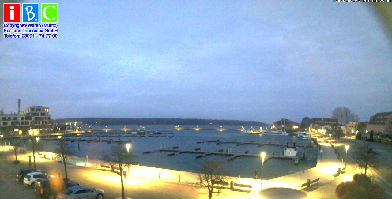 Archiv Foto Webcam Yachthafen Waren an der Müritz