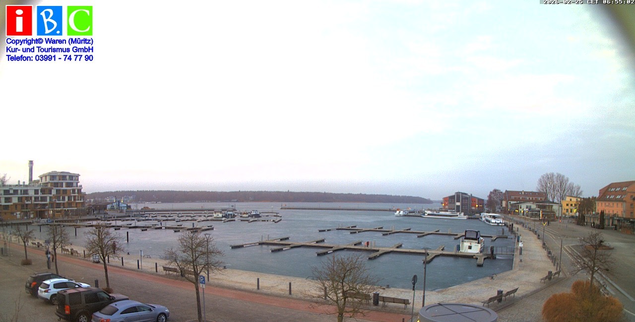 Archiv Foto Webcam Yachthafen Waren an der Müritz
