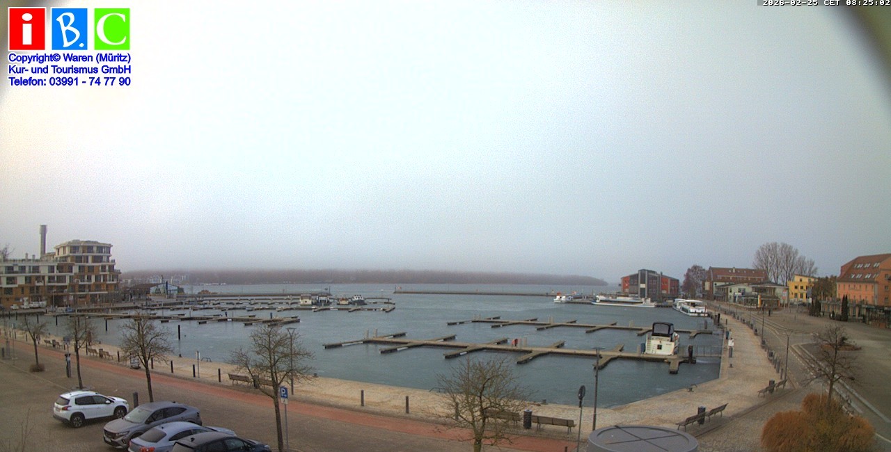 Archiv Foto Webcam Yachthafen Waren an der Müritz