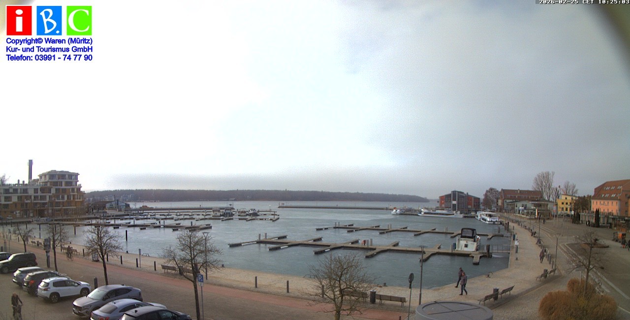 Archiv Foto Webcam Yachthafen Waren an der Müritz